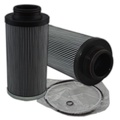 Main Filter Hydraulic Filter, replaces PARKER G04287, Pressure Line, 5 micron, Outside-In MF0306447